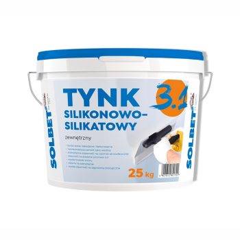 SOLBET 3.1 Tynk silikonowo-silikatowy baranek 2,0mm BIAŁY 25kg 
