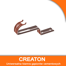 CREATON Klamra do gąsiorów uniwersalnych aluminiowa GRAFIT U19