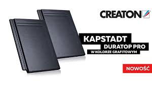 CREATON Kapstadt Duratop Pro GRAFITOWY dachówka połówkowa