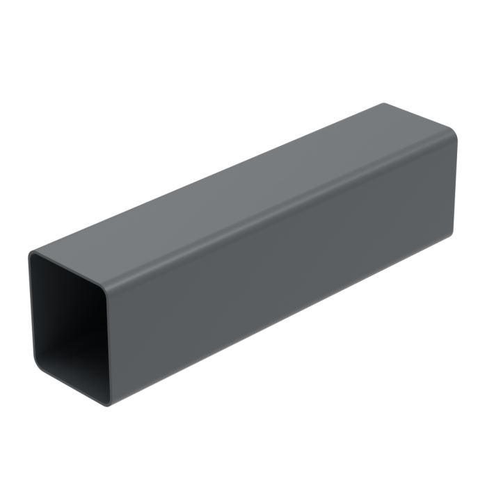 GALECO BEZOKAPOWY CZARNY MAT≈RAL9005  70X80 Rura 4mb PVC