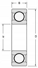 6012 ZZ KINEX - łożysko