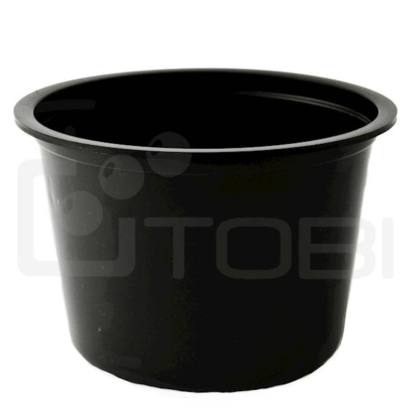 TUSIPACK pojemnik f115mm CZARNY 500ml /50szt.