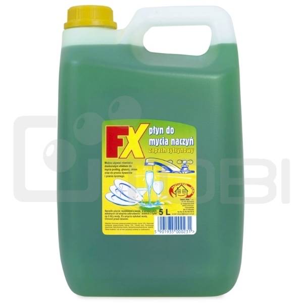 FX płyn do mycia naczyń 5 litrów CYTRYNOWY
