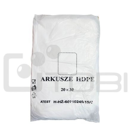 Arkusze foliowe HDPE 20x30cm