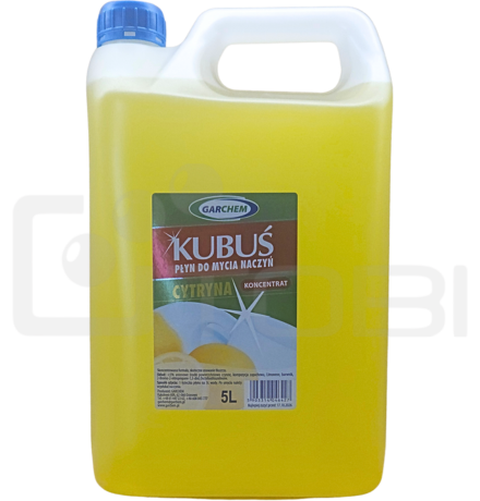 KUBUŚ płyn do mycia naczyń 5 litrów CYTRYNA
