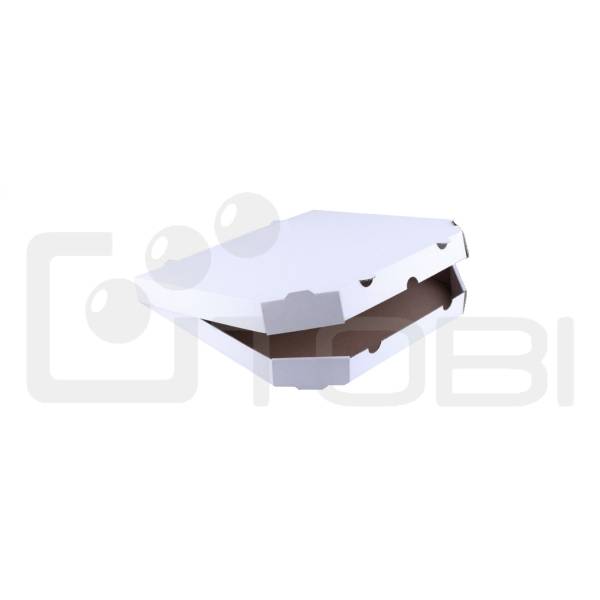 Pudełko PIZZA BIAŁE 36x36x3,5cm ŚCIĘTE E/100szt.