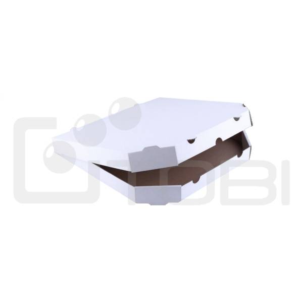 Pudełko PIZZA BIAŁE 45x45x5,0cm ŚCIĘTE E /50szt.