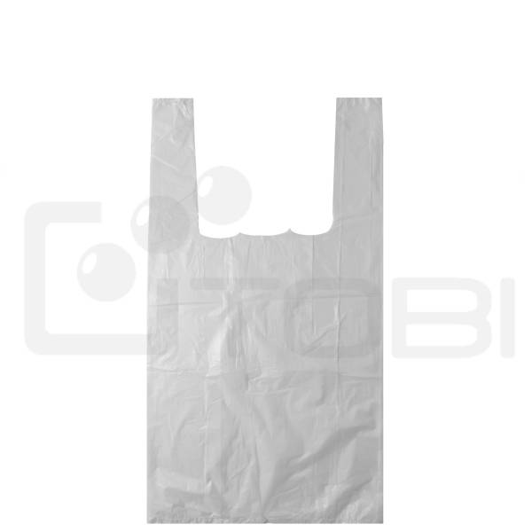 Reklamówki HD 30x7x55 10kg BIAŁE