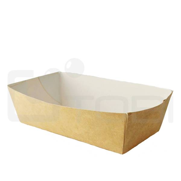 Tacka papierowa na frytki-2 8x15x4cm /100szt.