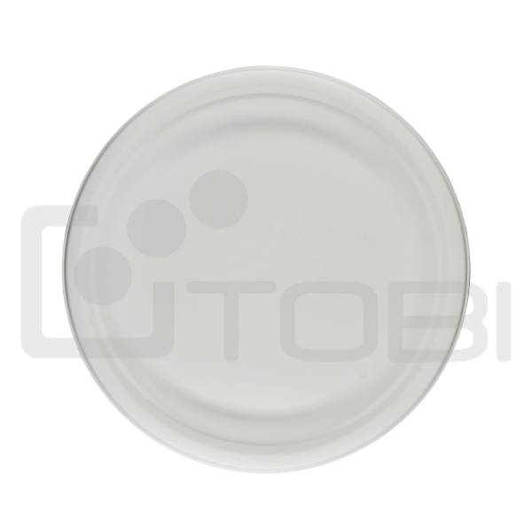 Talerz EKO okrągły biały z pulpy 23cm /50szt.