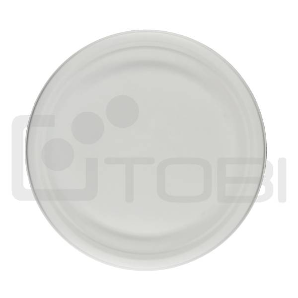 Talerz EKO okrągły biały z pulpy 26cm /50szt.