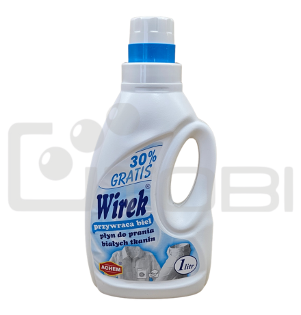 WIREK płyn do prania tkanin BIAŁYCH /1 litr