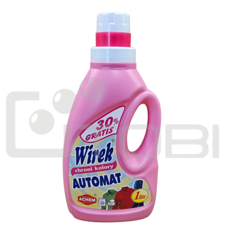 WIREK płyn do prania tkanin KOLOROWYCH /1 litr