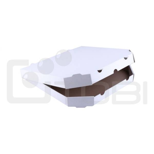 Pudełko PIZZA BIAŁE 50x50x4,5cm ŚCIĘTA B /50szt.