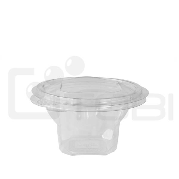 Pojemnik zamykany na sałatki PET 0250ml /a'50