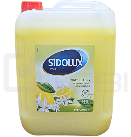 SIDOLUX płyn uniwersalny 5 litrów CYTRYNOWY