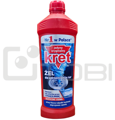 KRET żel do udrażniania rur 1kg