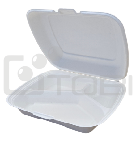 MenuBOX PULPA biała 23x20x6 3-dzielny /50szt.