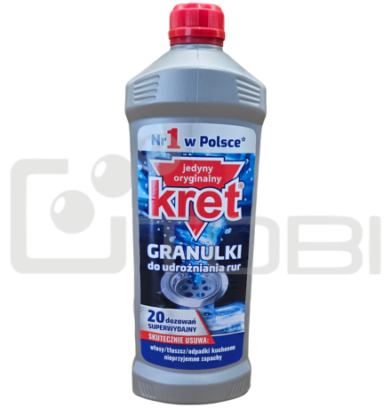 KRET granulki do udrażniania rur 800g