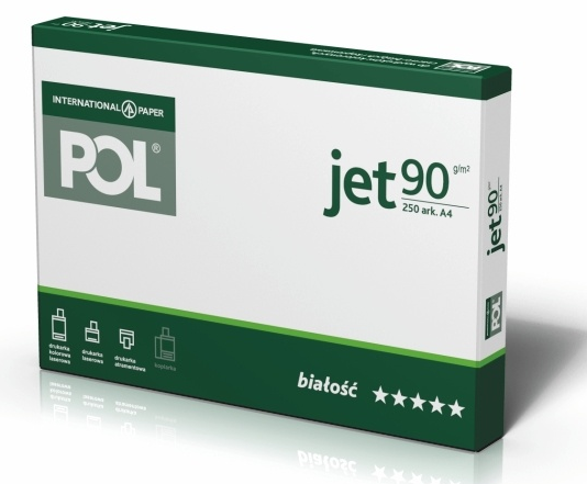 Papier A4/90g Poljet 250 ark
