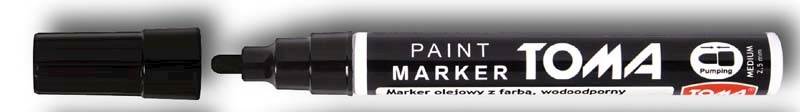 Marker Toma olejowy 2.5mm czarny 440