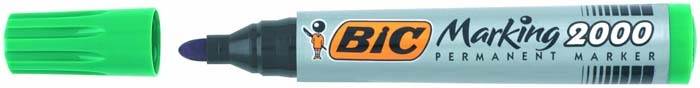 Marker permanentny Bic 2000 zielony okr. 1,7mm