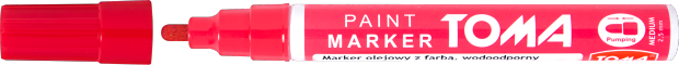 Marker Toma olejowy 2.5mm czerwony 440