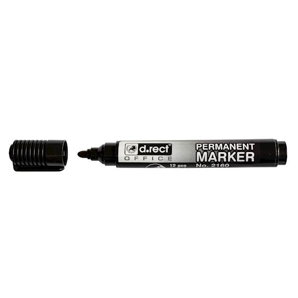 Marker permanentny D.rect 2160 okr czarny