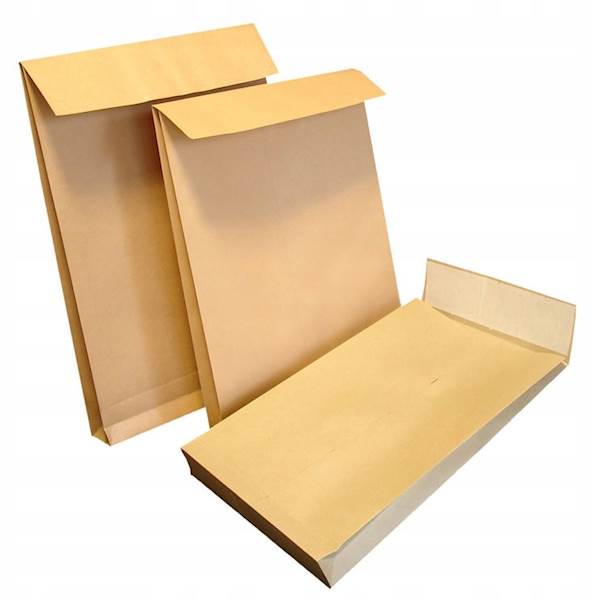 Koperty rozszerzane B4 1 szt brąz 250x353x38mm