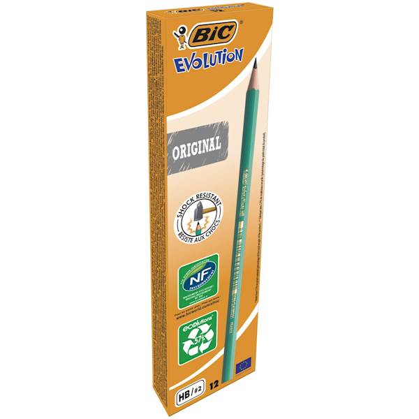 Ołówek Bic Ecolutions Evolution 650 HB bez gumki