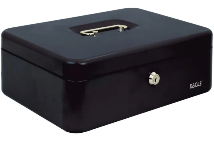 Kasetka na pieniądze Eagle czarna S 8878