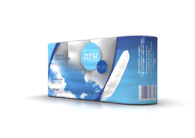 Papier toaletowy Zefir Plus 2 warstwy a'8