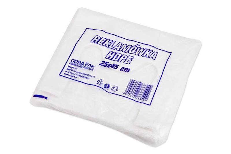 Reklamówka jednorazowa 25x45