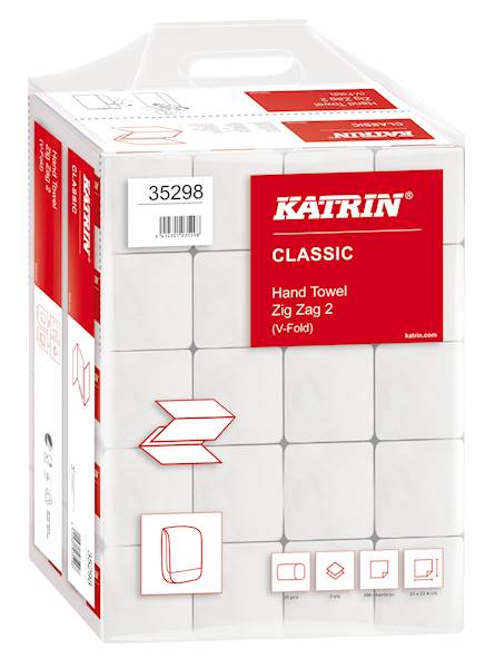 Ręczniki ZZ biały Katrin 20x200 Handy Pack(35298) 
