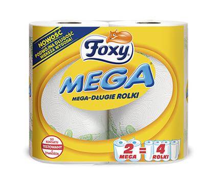 Ręczniki Foxy 2 Mega długi (92 listki=2 rolki)
