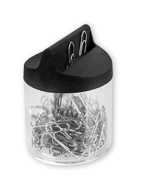 Spinacz okrągły w pojemniku magnetycznym 26mm