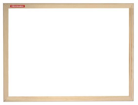 Tablica suchościeralna magn 40x60 rama drew.