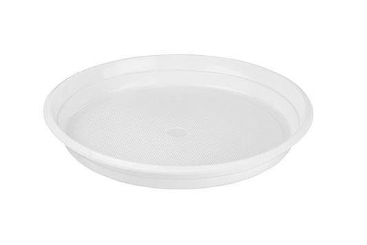 Talerz plastik wielorazowy 100szt śr 22cm