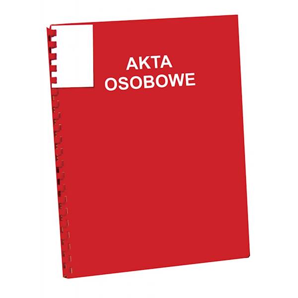 Teczka do akt osobowych Konfex T-02 czerwona