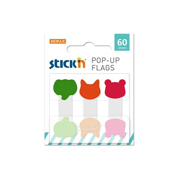 Zakładki zwierzęta Stickn 60szt