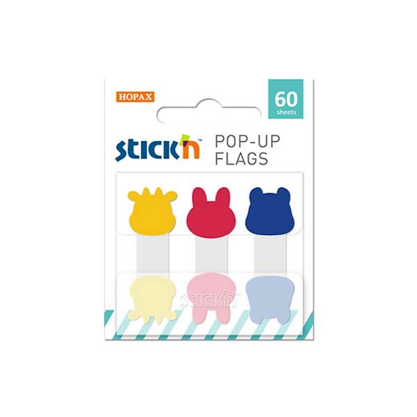 Zakładki zwierzęta Stickn 60szt