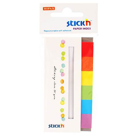 Zakładki indeksujące Stick 45x15 6kol neon rainbow