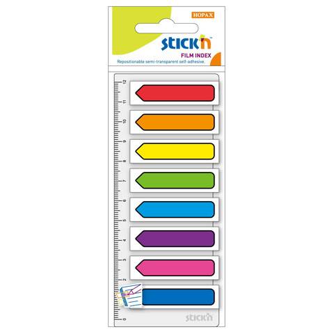 Zakładki indeksujące Stick 45x15 6kol neon eco