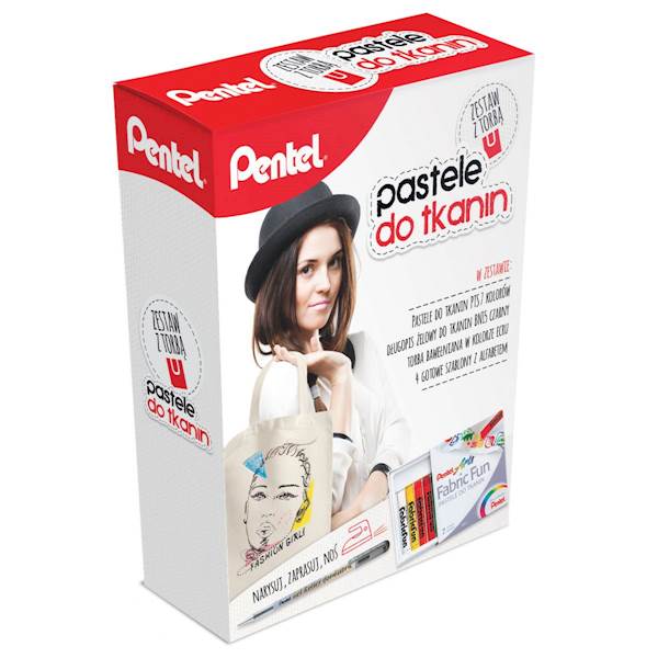 Zestaw Pentel pastele + torba 