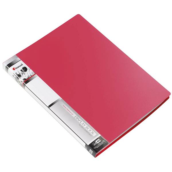 Album ofertowy Titanum A4/40 koszulek czerwony