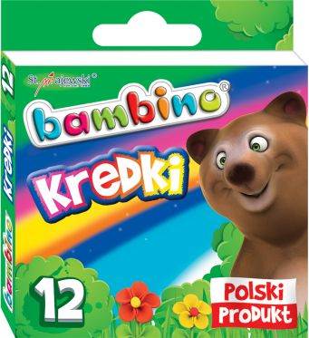 Kredki świecowe Bambino 12 kol