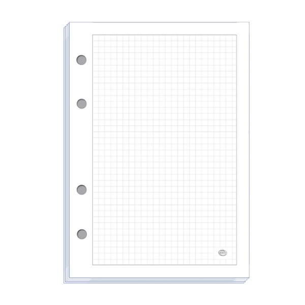 Wkład do segregatora A4/100 biały kratka 