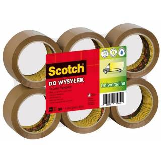 Taśma pakowa brązowa Scotch 371  50x66