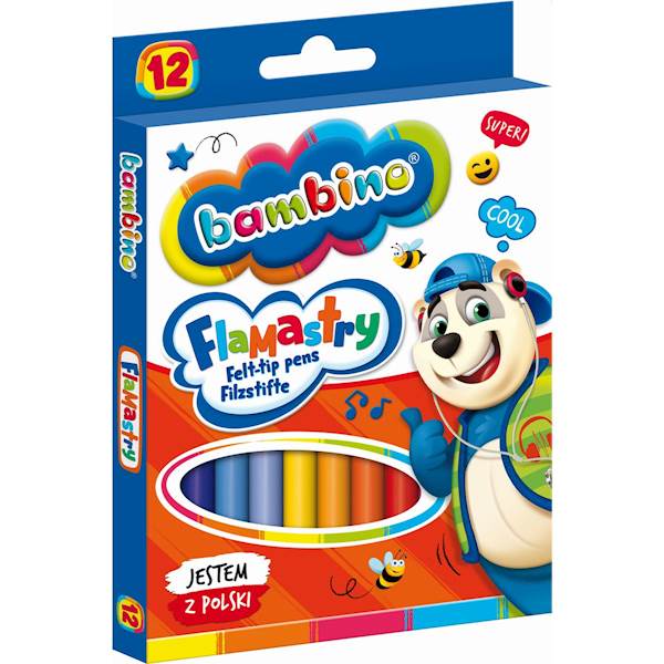 Flamastry Bambino 12kol