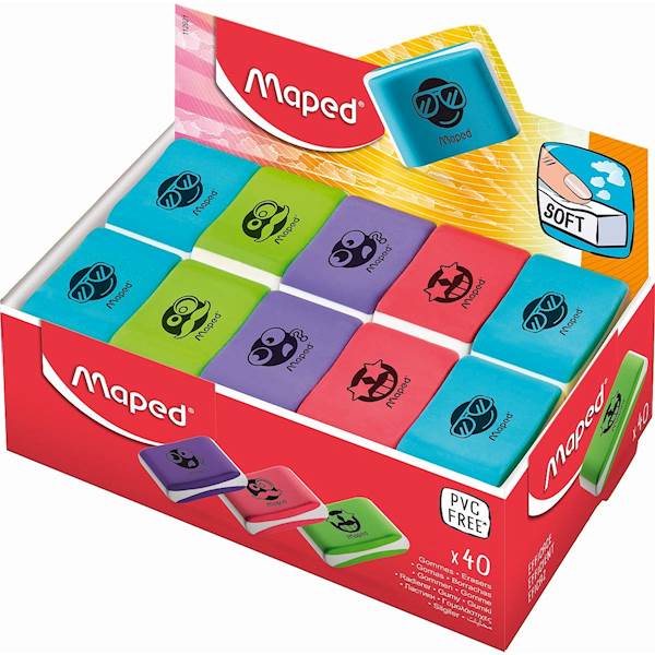 Gumka Maped mix Soft pastel